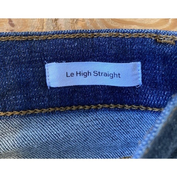 Frame Le High Straight Jeans Size 24 Women’s Blue - Picture 4 of 10